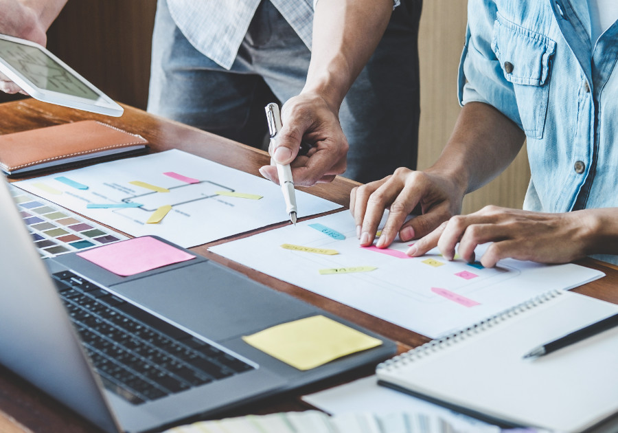 Working on project for new client